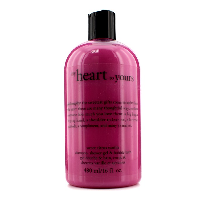 Philosophy My Heart To Yours Shampoo, Shower Gel & Bubble Bath - Sweet Citrus Vanilla 480ml/16ozProduct Thumbnail