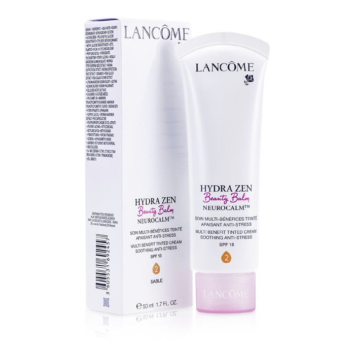 Lancome Hydrazen Beauty Balm Neurocalm Multi Benefit Soothing Anti-Stress Tinted Cream SPF 15 קרם עם גוון לשיכוך העור מפני מתח 50ml/1.7ozProduct Thumbnail