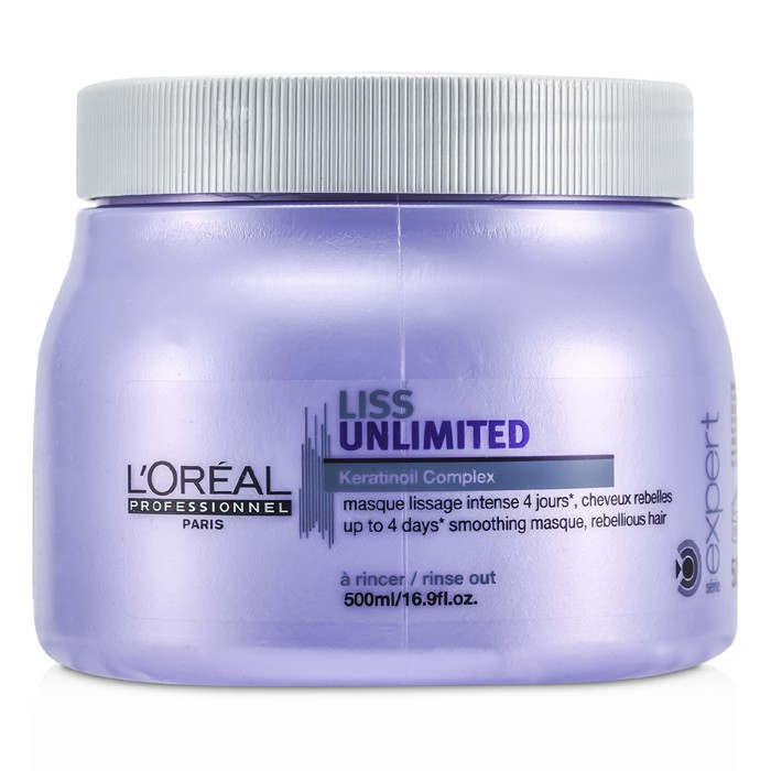 L'Oreal Professionnel Expert Serie - Liss Unlimited Smoothing Masque (For Rebellious Hair) 500ml/16.9ozProduct Thumbnail