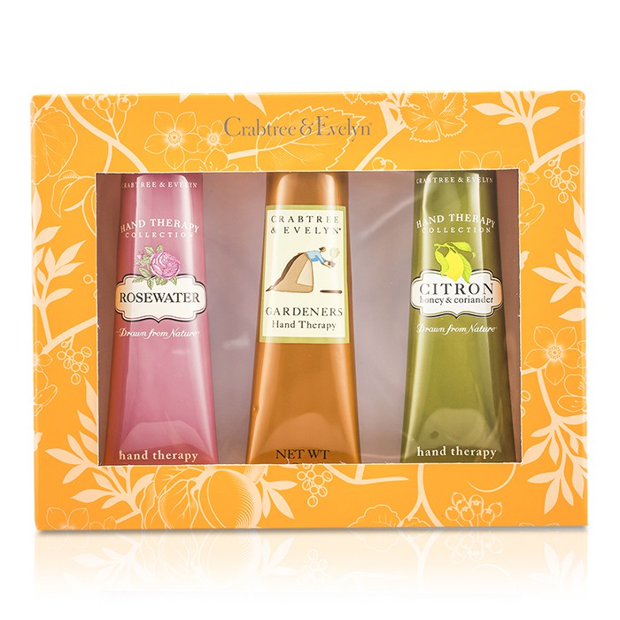 Crabtree & Evelyn Hand Therapy Set: Citron 50g + Gardeners 50g + Rosewater 50g 3pcsProduct Thumbnail
