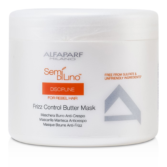 AlfaParf Maska kontrolująca puszenie się włosów Semi Di Lino Discipline Frizz Control Butter Mask (dla niesfornych włosów) 500ml/17.28ozProduct Thumbnail