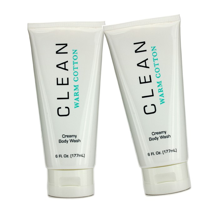 Clean Clean Warm Cotton Creamy Body Wash (Dobbel pakning) 2x177ml/6ozProduct Thumbnail