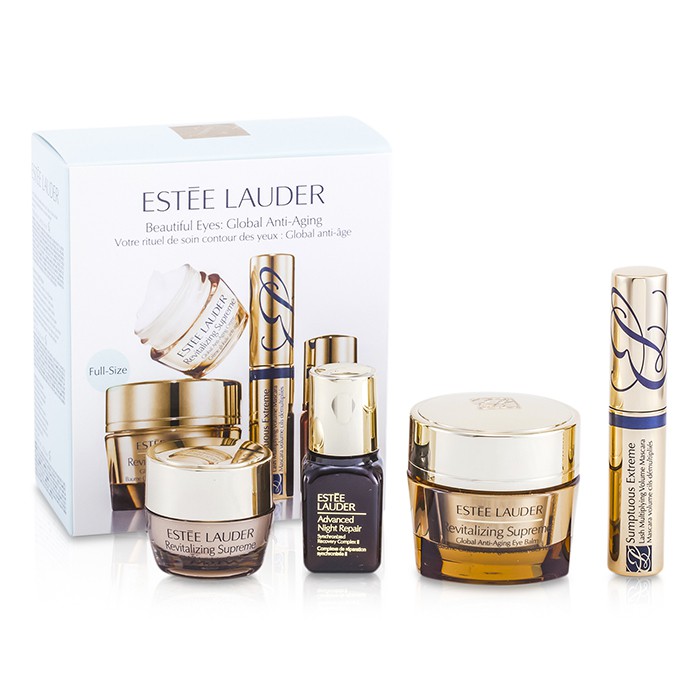 Estee Lauder Beautiful Eyes Set: Revitalizing Supreme Eye Balm + Cream + Advanced Night Repair II + Mascara #01 4pcsProduct Thumbnail