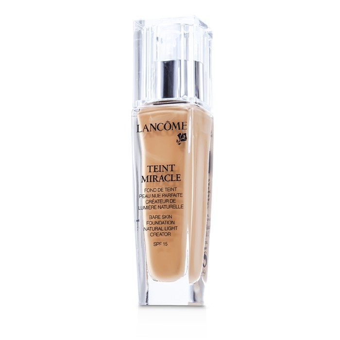 Lancome Teint Miracle Bare Skin Foundation Natural Light Creator SPF 15 פאונדיישן 30ml/1ozProduct Thumbnail