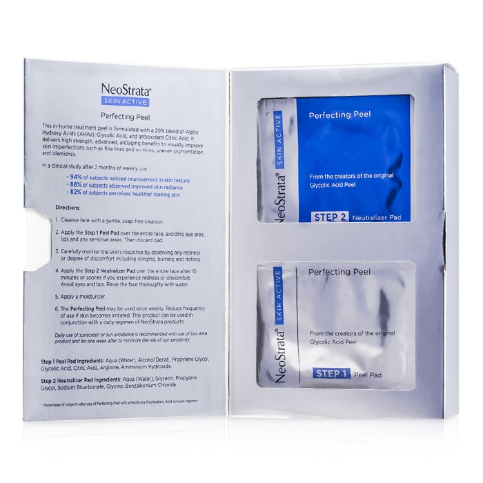 Neostrata Skin Active Perfecting Peel (3 Months Supply): 13x Peel Pads 1.5ml/0.05oz, 13x Neutralizer Pads 1.5ml/0.05oz 26pcsProduct Thumbnail