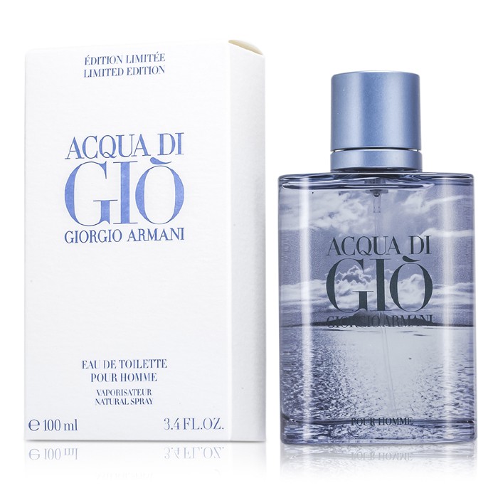 Giorgio Armani Acqua Di Gio או דה טואלט ספריי (מהדורה כחולה מוגבלת) 100ml/3.4ozProduct Thumbnail