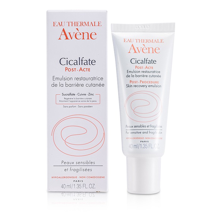 Avene Cicalfate Post Procedure Skin Recovery Emulsion (For Sensitive & Fragile Skin) 40ml/1.35ozProduct Thumbnail