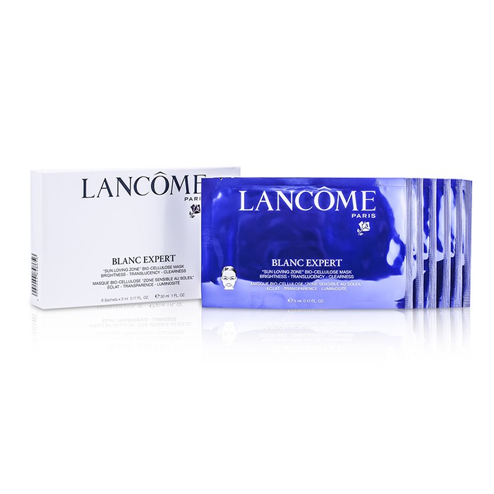 Lancome Blanc Expert Sun Loving Zone Bio-Cellulose Mask (Made in Japan) 6x5ml/0.17ozProduct Thumbnail