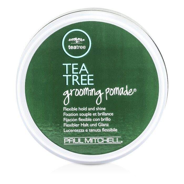 Paul Mitchell Tea Tree Grooming Pomade משחה לטיפוח השיער עם תמצית עץ התה (אחיזה גמישה עם ברק) 85g/3ozProduct Thumbnail