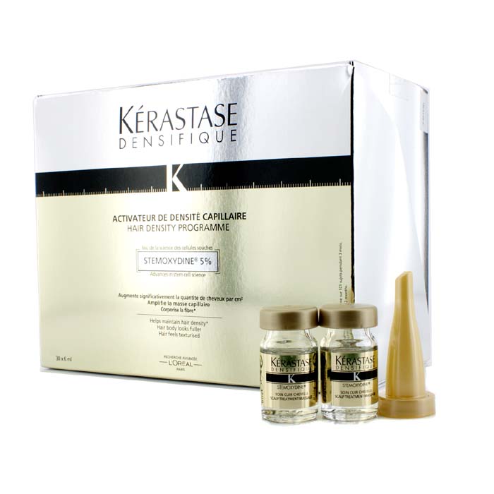 Kerastase Densifique Hair Density Programme תכנית להגדלת צפיפות השיער (פורמולה לגברים ולנשים) 30x6ml/0.2ozProduct Thumbnail
