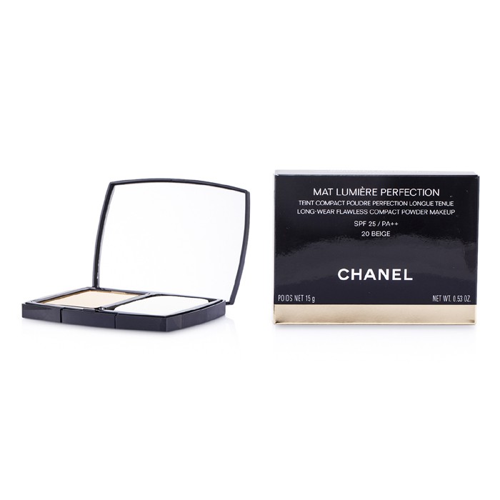 Chanel คอมแพ็คแป้งรองพื้น Mat Lumiere Perfection Long Wear Flawless SPF25 15g/0.53ozProduct Thumbnail