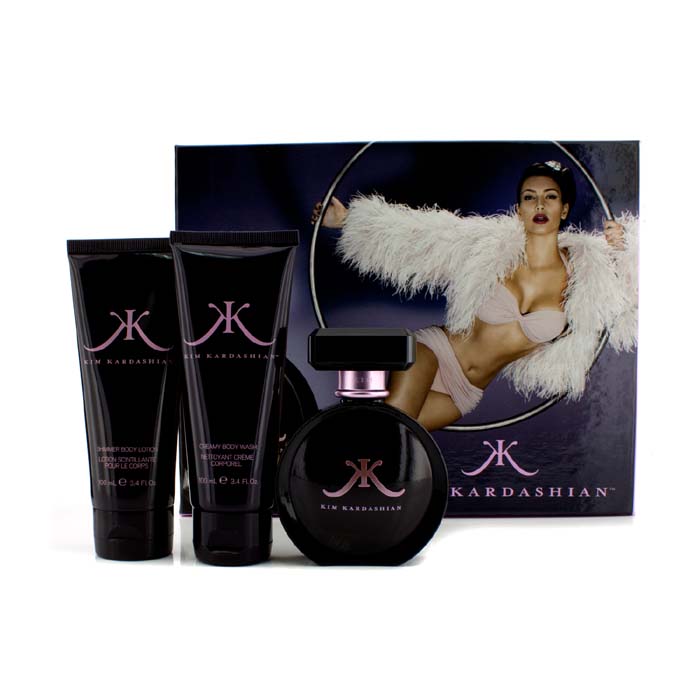 Kim Kardashian Kim Kardashian Coffret: Eau De Parfum Spray 50ml/1.7oz + Body Lotion 100ml/3.4oz + Body Wash 100ml/3.4oz 3pcsProduct Thumbnail