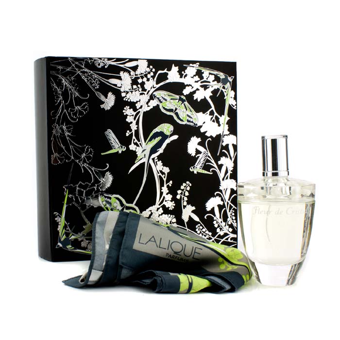 Lalique Fleur De Cristal Coffret: Eau De Parfum Spray 100ml/3.3oz + Scarf 2pcsProduct Thumbnail