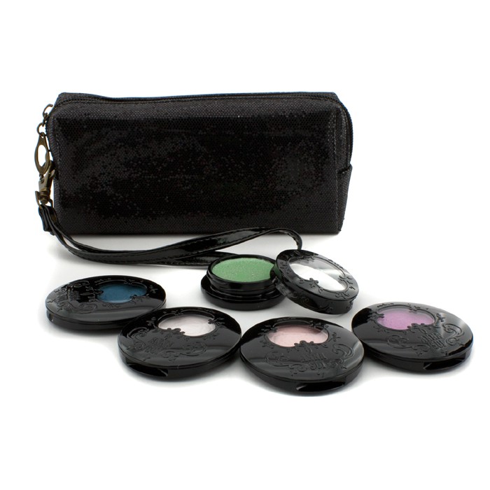 Anna Sui مجموعة ظلال عيون: ×4 معزز ظلال عيون + ×1 ملمع العيون + حقيبة تجميل سوداء 5pcs+1bagProduct Thumbnail