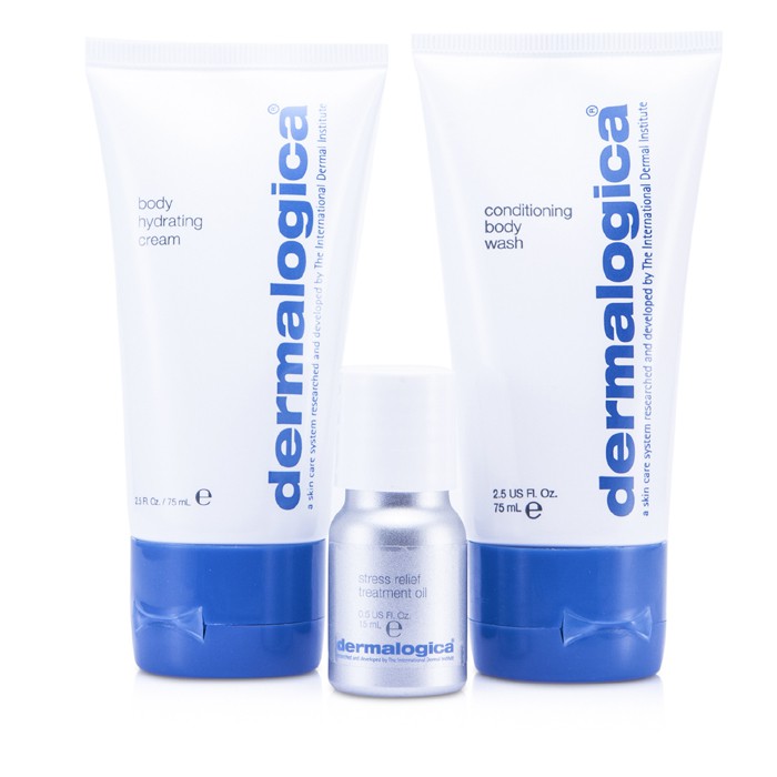 Dermalogica Body Therapy Favorites: Conditioning Body Wash + Body Hydrating Cream + Stress Relief Treatment Oil 3pcsProduct Thumbnail