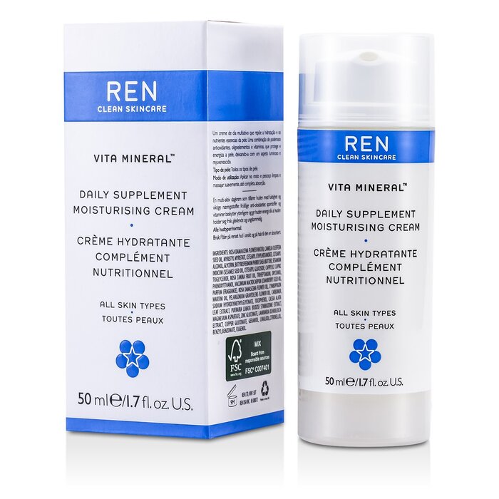 Ren Vita Mineral Daily Supplement Moisturising Cream (For All Skin Types) 50ml/1.7ozProduct Thumbnail