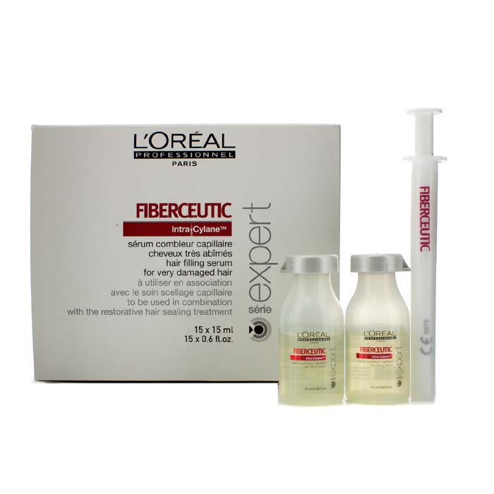 L'Oreal Professionnel Expert Serie - Fiberceutic Hair Filling Serum – סרום (עבור שיער פגום ביותר) 15x15ml/0.6ozProduct Thumbnail