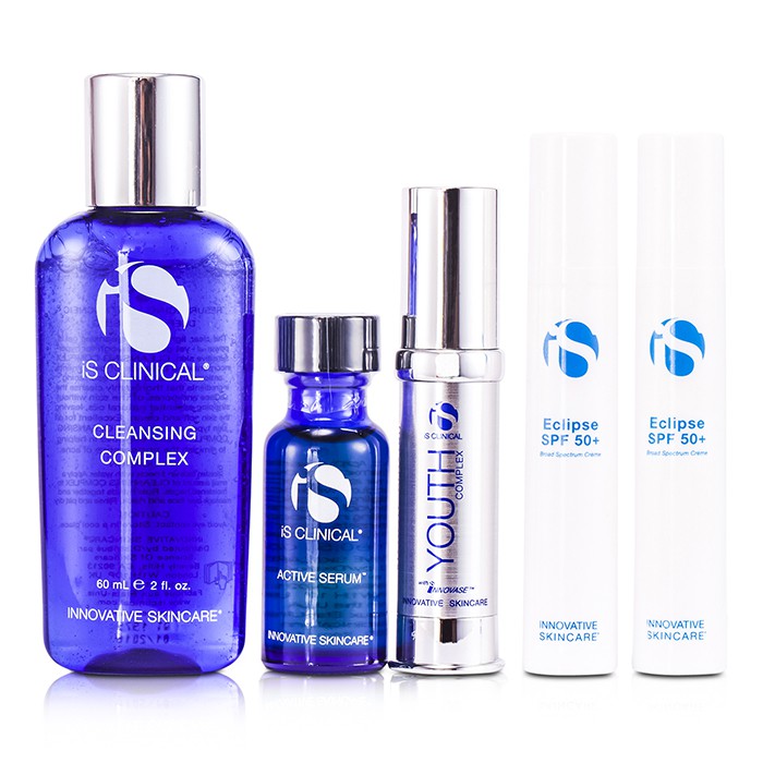 IS Clinical Anti-Aging Travel Kit: Cleansing Complex + Active Serum + Youth Complex + Eclipse SPF 50+ + Bag 5pcs+1bagProduct Thumbnail
