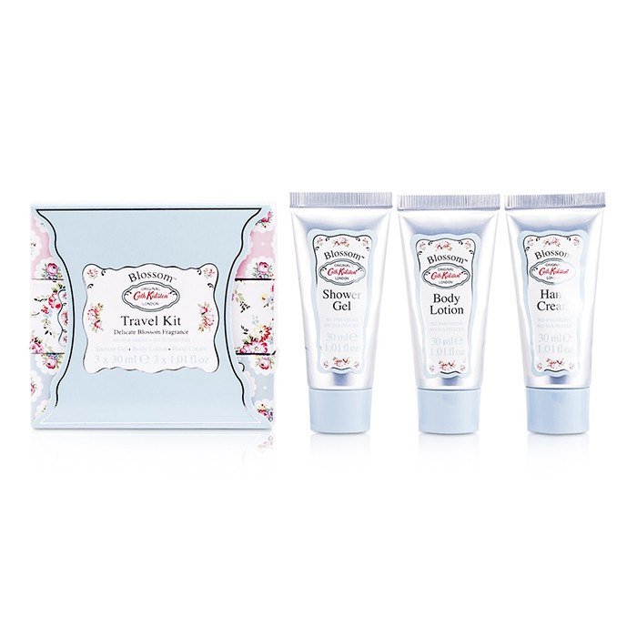 Cath Kidston Blossom Travel Kit: Hand Cream 30ml + Shower Gel 30ml + Body Lotion 30ml 3pcsProduct Thumbnail