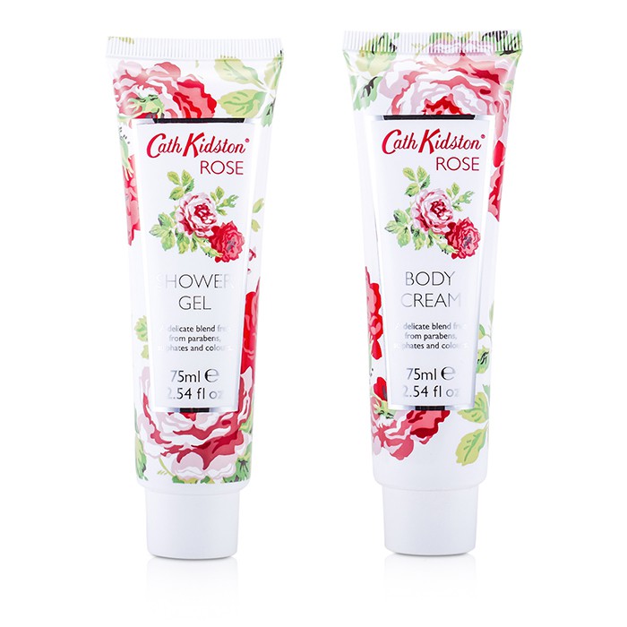 Cath Kidston Rose Bath Set: Shower Gel 75ml + Body Cream 75ml 2pcsProduct Thumbnail