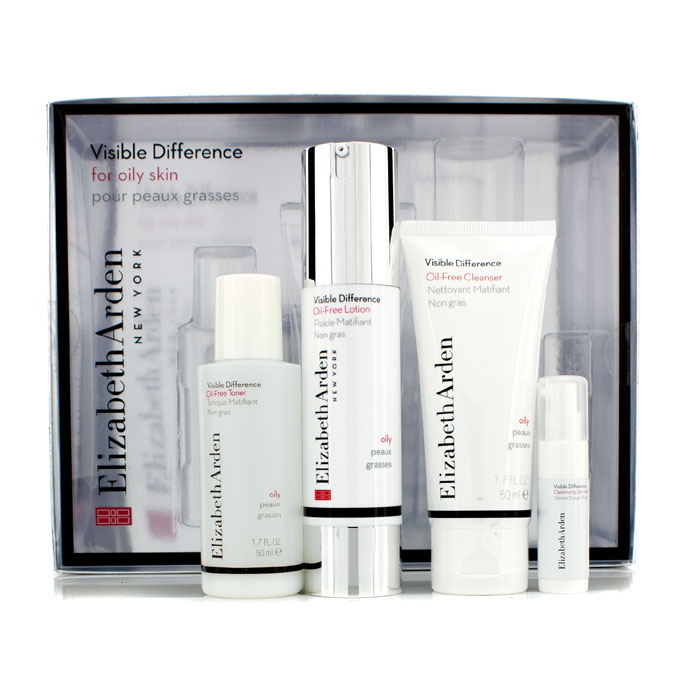 Elizabeth Arden Visible Difference Set (For Oily Skin): 4pcsProduct Thumbnail