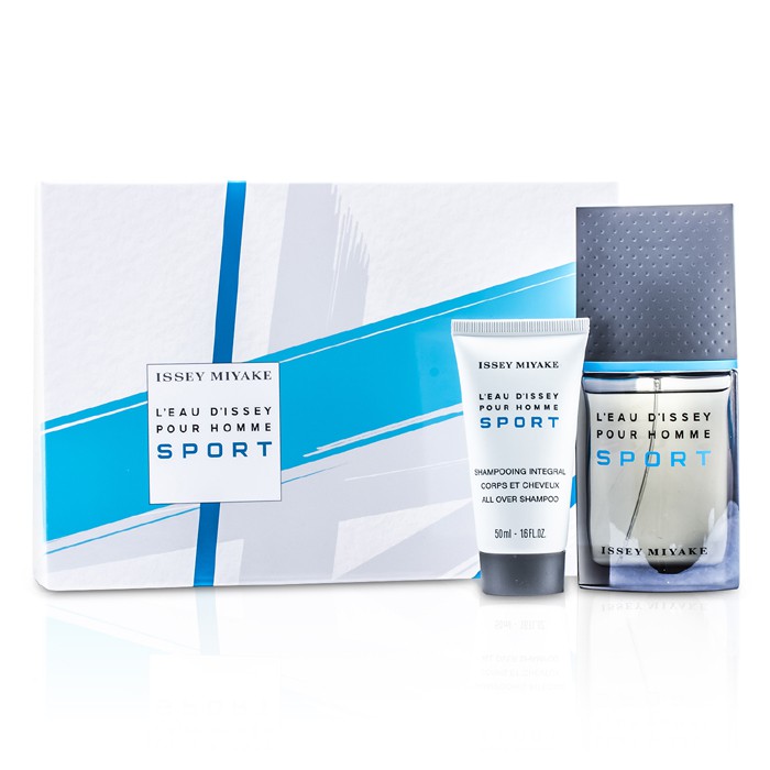 Issey Miyake מארז L'Eau d'Issey Pour Homme Sport:או דה טואלט ספריי 100 מ&quot;ל + תשמפו לכל הגוף 50 מ&quot;ל+ תיק 2pcs+BagProduct Thumbnail