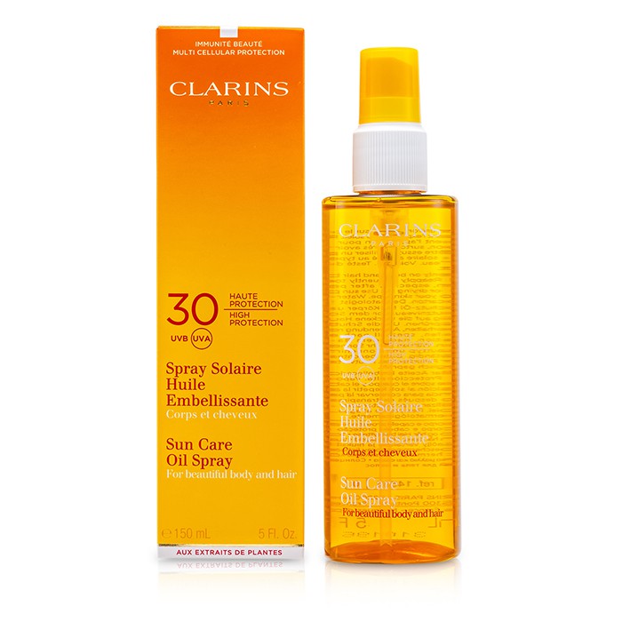 Clarins Sun Care Oil Spray SPF 30 High Protection for Body & Hair 150ml/5ozProduct Thumbnail
