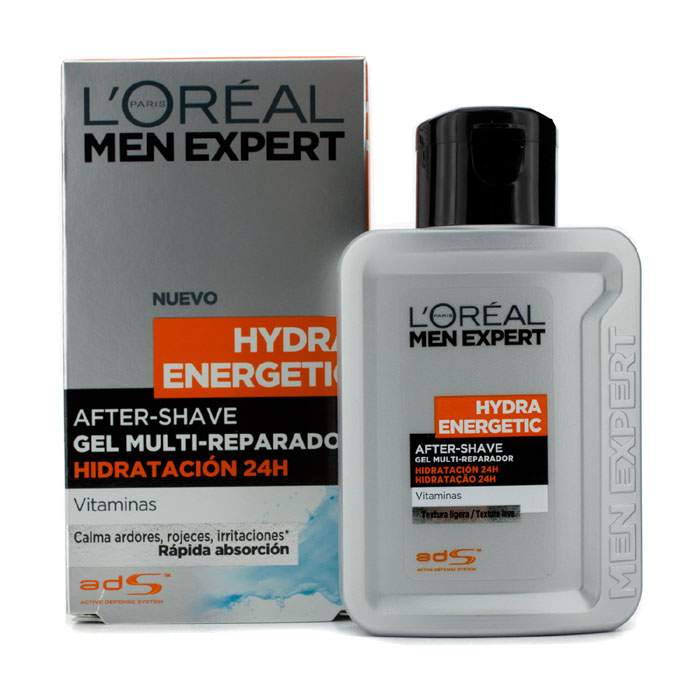 L'Oreal Men Expert Hydra Energetic Восстанавливающий Увлажняющий Гель 24Ч после Бритья 100ml/3.3ozProduct Thumbnail