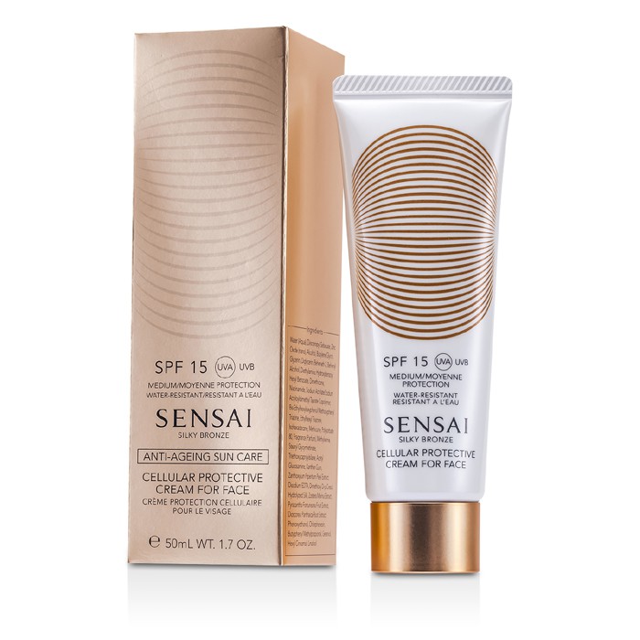 Kanebo Krem na dzień z ochronnym filtrem Sensai Silky Bronze Cellular Protective Cream For Face SPF 15 50ml/1.7ozProduct Thumbnail