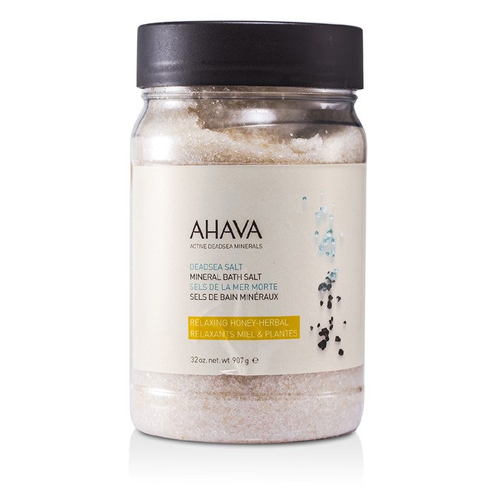 Ahava Deadsea Salt Sal de Baño Relajante del Mar Muerto de Miel-Herbal 907g/32ozProduct Thumbnail