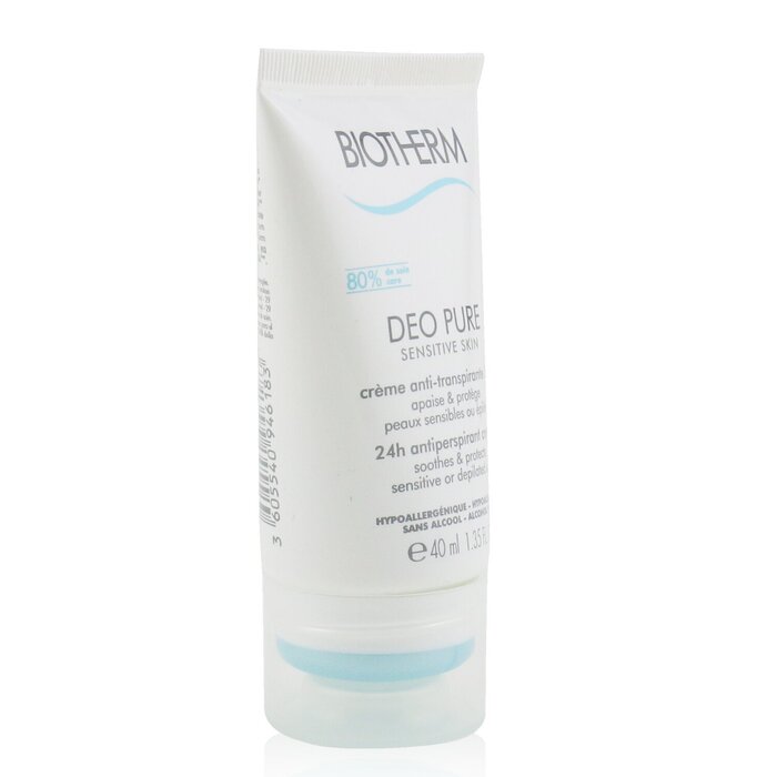 Biotherm Deo Pure 24H Antiperspirant Cream (Sensitive Skin) 40ml/1.35ozProduct Thumbnail
