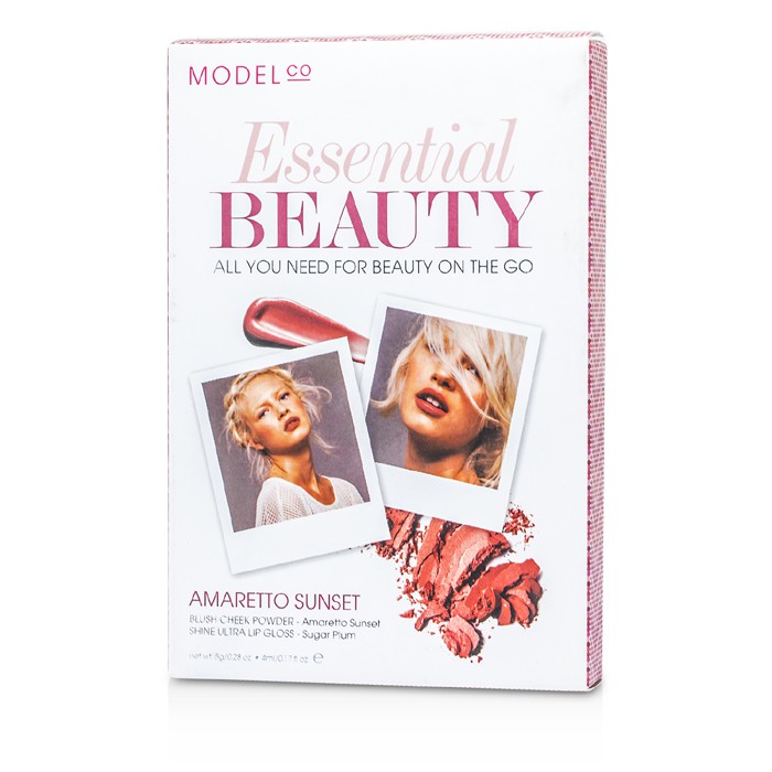 모델코 ModelCo 에센셜 뷰티 (1x 블러쉬 치크 파우더, 1x 샤인 울트라 립 글로스) 2제품Product Thumbnail