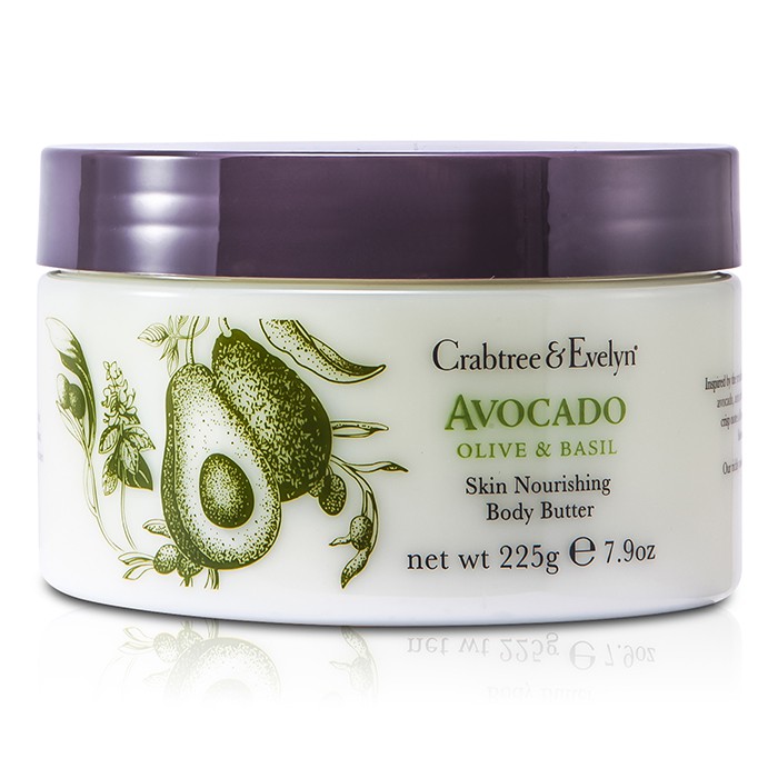 Crabtree & Evelyn Creme Hidratante Corporal Abacate, Oliva & Manjericão 225g/7.9ozProduct Thumbnail