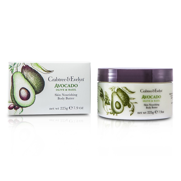 Crabtree & Evelyn Avocado, Olive & Basil Skin Nourishing Body Butter 225g/7.9ozProduct Thumbnail