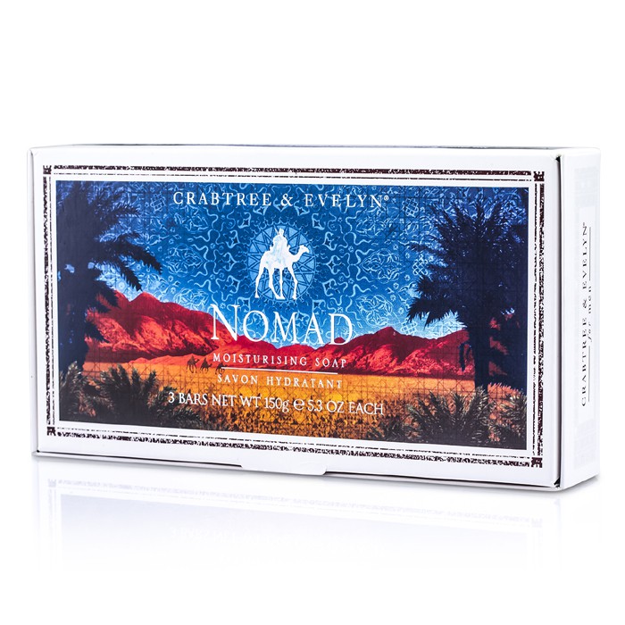 Crabtree & Evelyn Nomad Moisturising Soap 3x(150g/5.3oz)Product Thumbnail