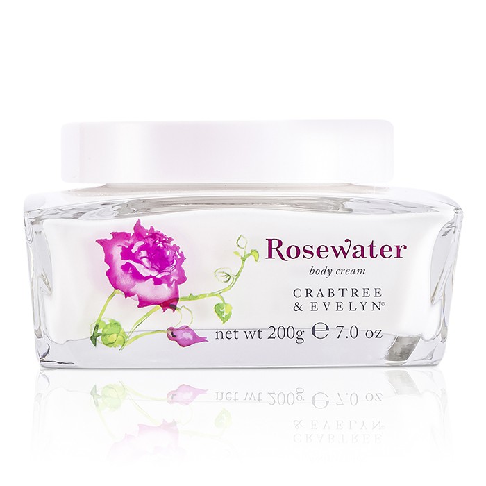 Crabtree & Evelyn Rosewater Body Cream - Krim Tubuh 200g/7ozProduct Thumbnail