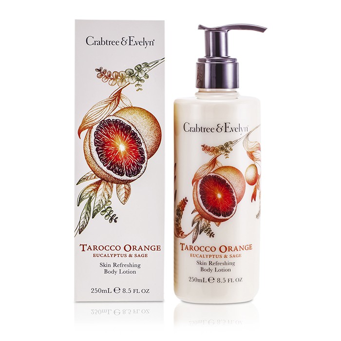 Crabtree & Evelyn Tarocco Orange, Eucalyptus & Sage Skin Refreshing Body Lotion 250m/8.5ozProduct Thumbnail