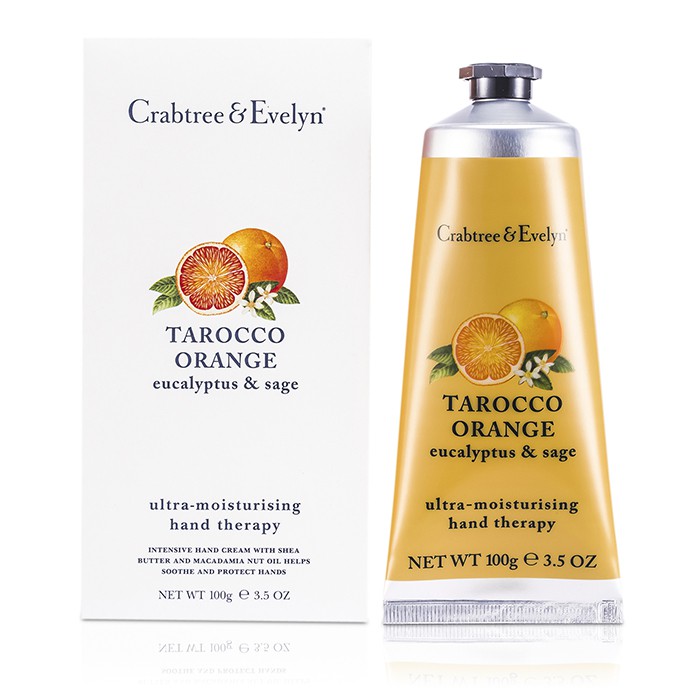 Crabtree & Evelyn Tarocco Orange, Eucalyptus & Sage Terapia de Manos Ultra Hidratante 100g/3.5ozProduct Thumbnail