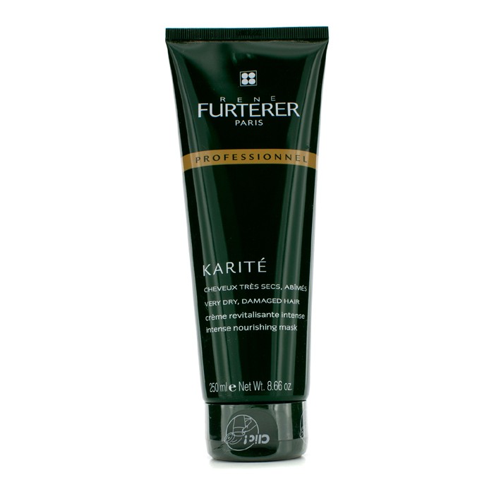 Rene Furterer Karite Intense Nourishing Mask -מסיכת הזנה אינטנסיבית עבור שיער יבש, פגום (מוצר סלון שיער – שפורפרת) 250ml/8.66ozProduct Thumbnail