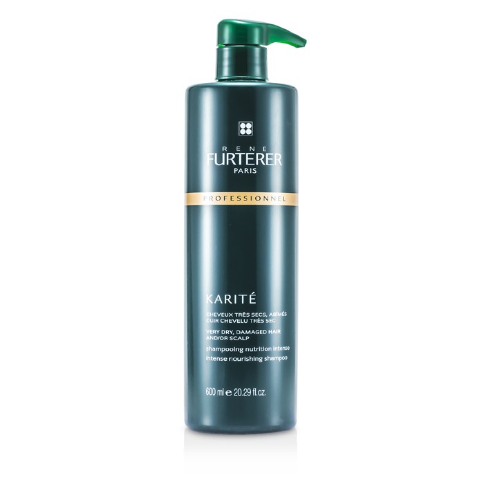 Rene Furterer Karite Intense Nourishing Shampoo - erittäin kuiville, vaurioituneille hiuksille ja/tai päänahalle (kampaamotuote) 600ml/20.29ozProduct Thumbnail