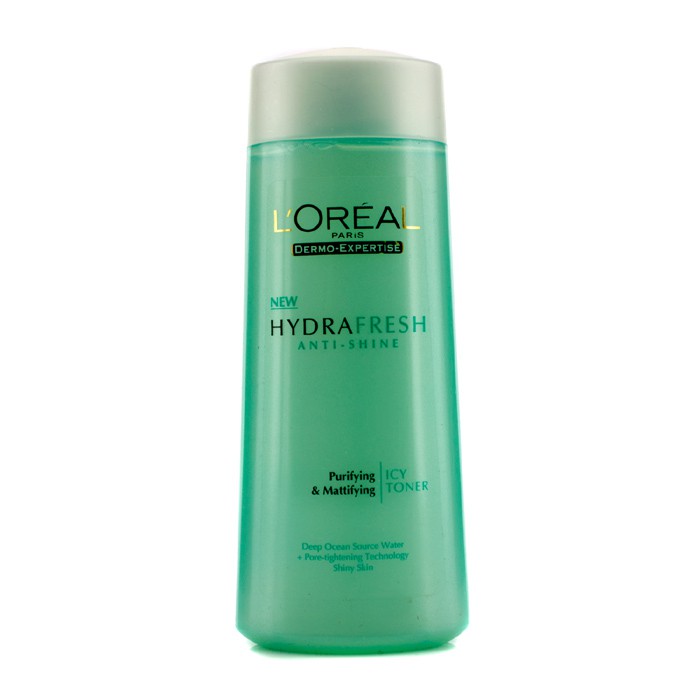 L'Oreal Dermo-Expertise Hydrafresh Anti-Shine Purifying & Mattifying Icy Toner (For Shiny Skin) 200ml/6.7ozProduct Thumbnail
