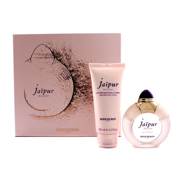 Boucheron Jaipur Bracelet Casetă: Apă De Parfum Spray 50ml/1.7oz + Loțiune de Corp 100ml/3.3oz 2pcsProduct Thumbnail