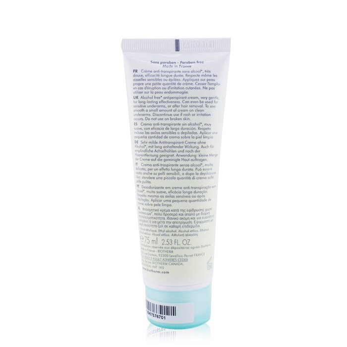 Biotherm Deo Pure Antiperspirant Cream (Unboxed) 75ml/2.53ozProduct Thumbnail