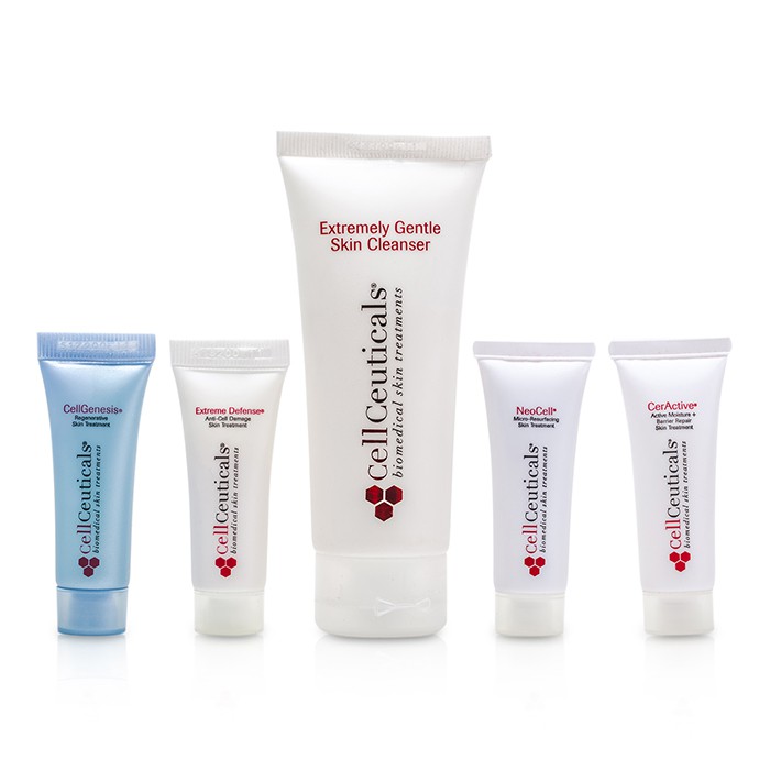 CellCeuticals Skin Treatment System Travel Set 5pcs+1bagProduct Thumbnail