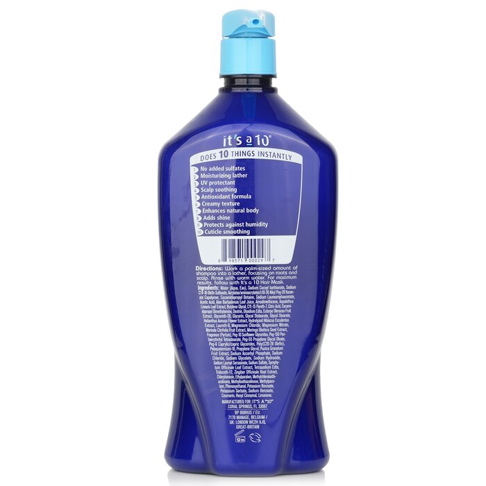 It's A 10 Shampoo Miracle Moisture 1000ml/33.8ozProduct Thumbnail