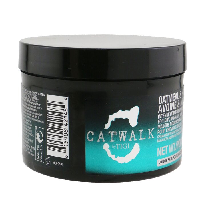 Tigi Catwalk Oatmeal & Honey intenzív tápláló hajmaszk (száraz, töredezett hajra) 200g/7.05ozProduct Thumbnail