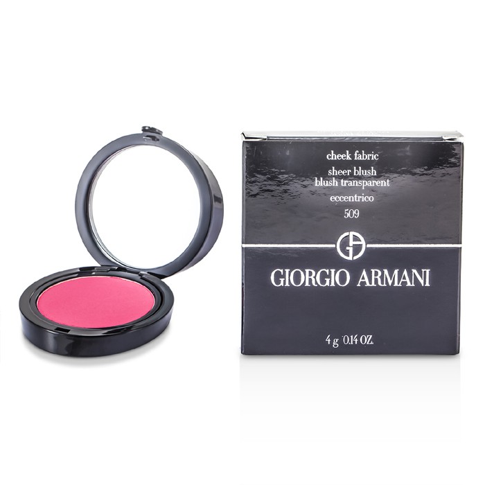 Giorgio Armani Luxusná kompaktná tvárenka Cheek Fabric Sheer Blush – 509 Eccentrico 4g/0.14ozProduct Thumbnail