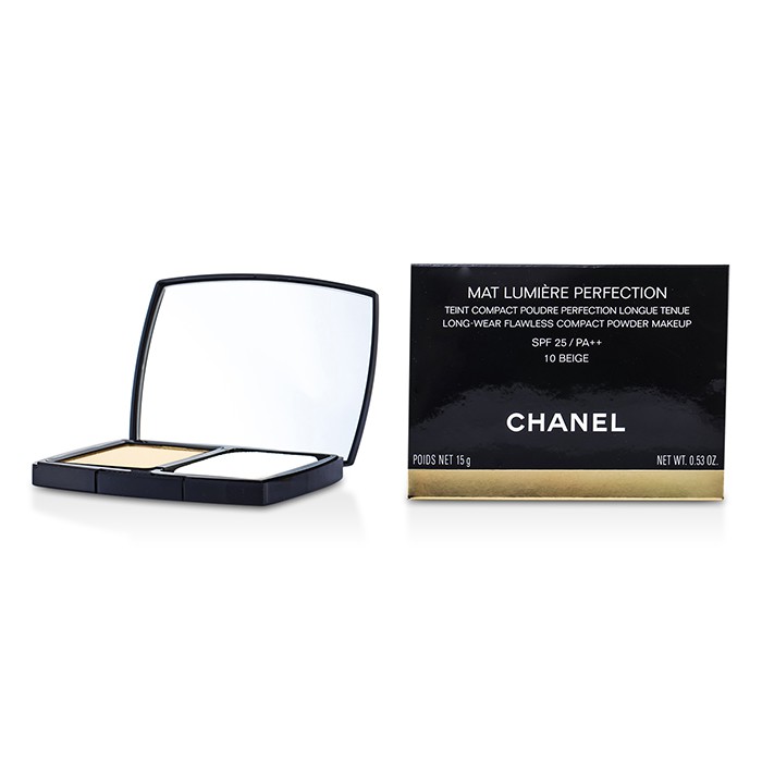 Chanel Mat Lumiere Perfection Dlhotrvajúci kompaktný púder pre bezchybný vzhľad SPF25 – 10 Beige 15g/0.53ozProduct Thumbnail