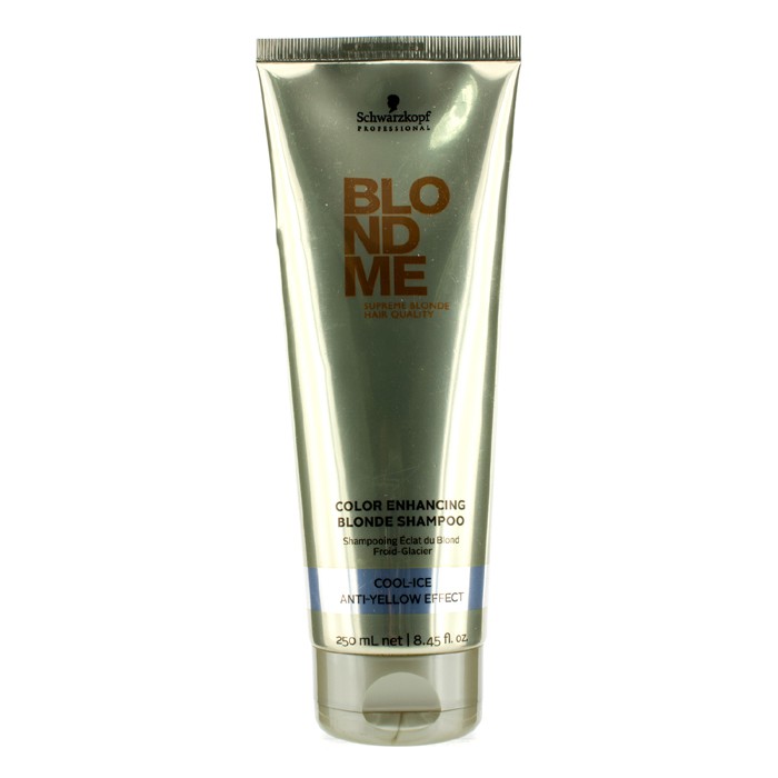 Schwarzkopf Blondme Color Enhancing Blonde Shampoo - Cool Ice (Anti-Yellow Effect) 250ml/8.45ozProduct Thumbnail