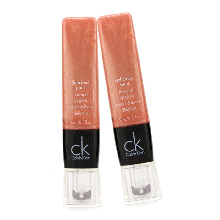 Calvin Klein Delicious Pout Flavored Lip Gloss (New Packaging) Duo Pack 2x9ml/0.9ozProduct Thumbnail